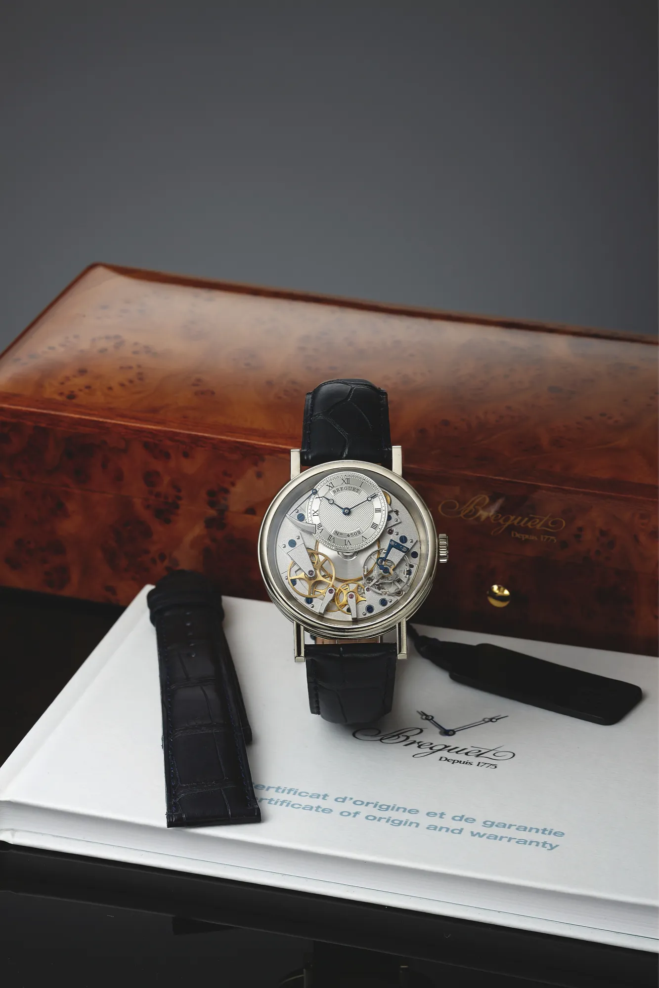 Breguet Tradition 7057 41mm White gold Skeletonized