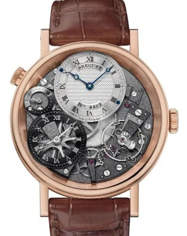 Breguet Tradition 7067BR/G1/9W6 40mm Rose gold Silver and Gray