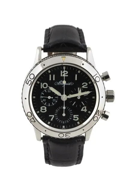 Breguet Type XX 3800ST 39mm Stainless steel Black