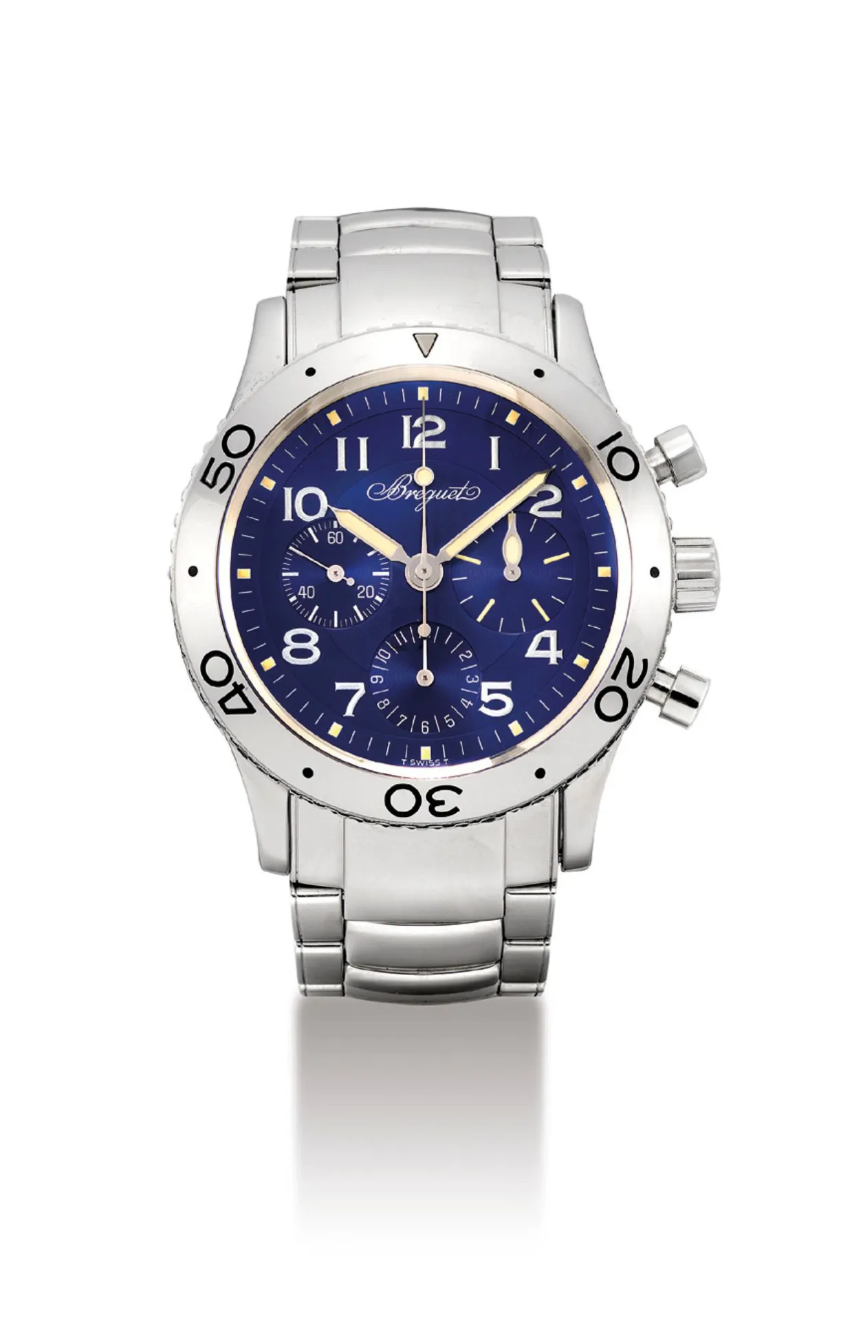 Breguet Type XX Aéronavale 3807 39mm Stainless steel Blue