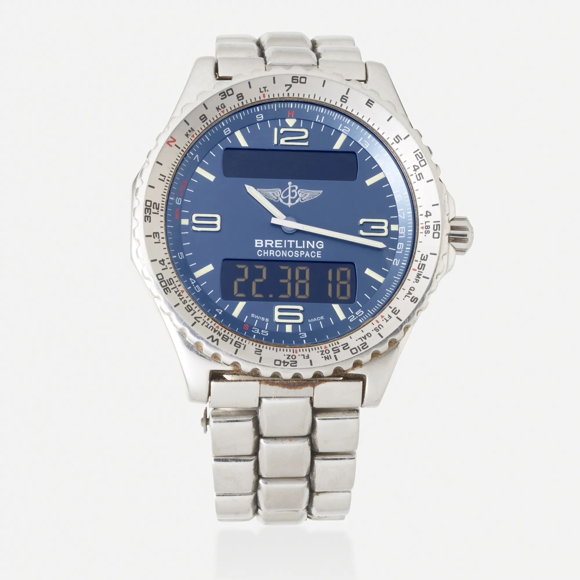 Breitling A56012 42mm Stainless steel Blue