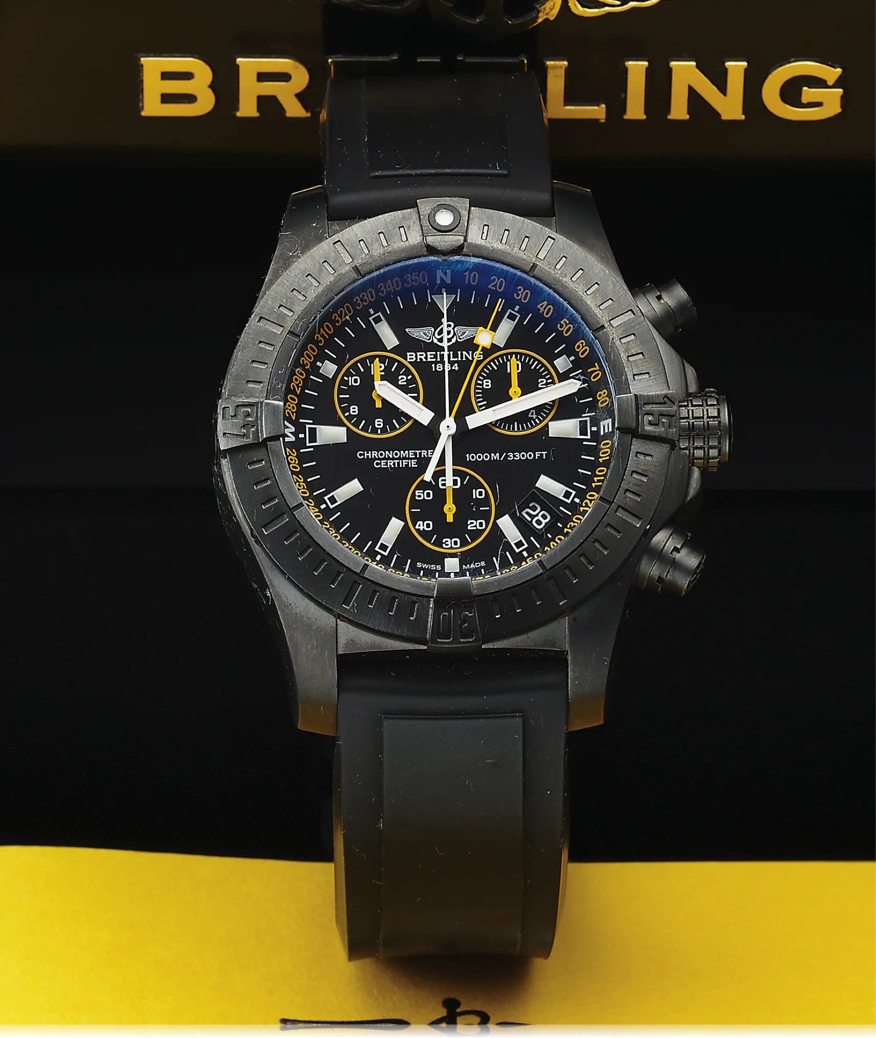 Breitling Avenger M73390 46mm Stainless steel Black