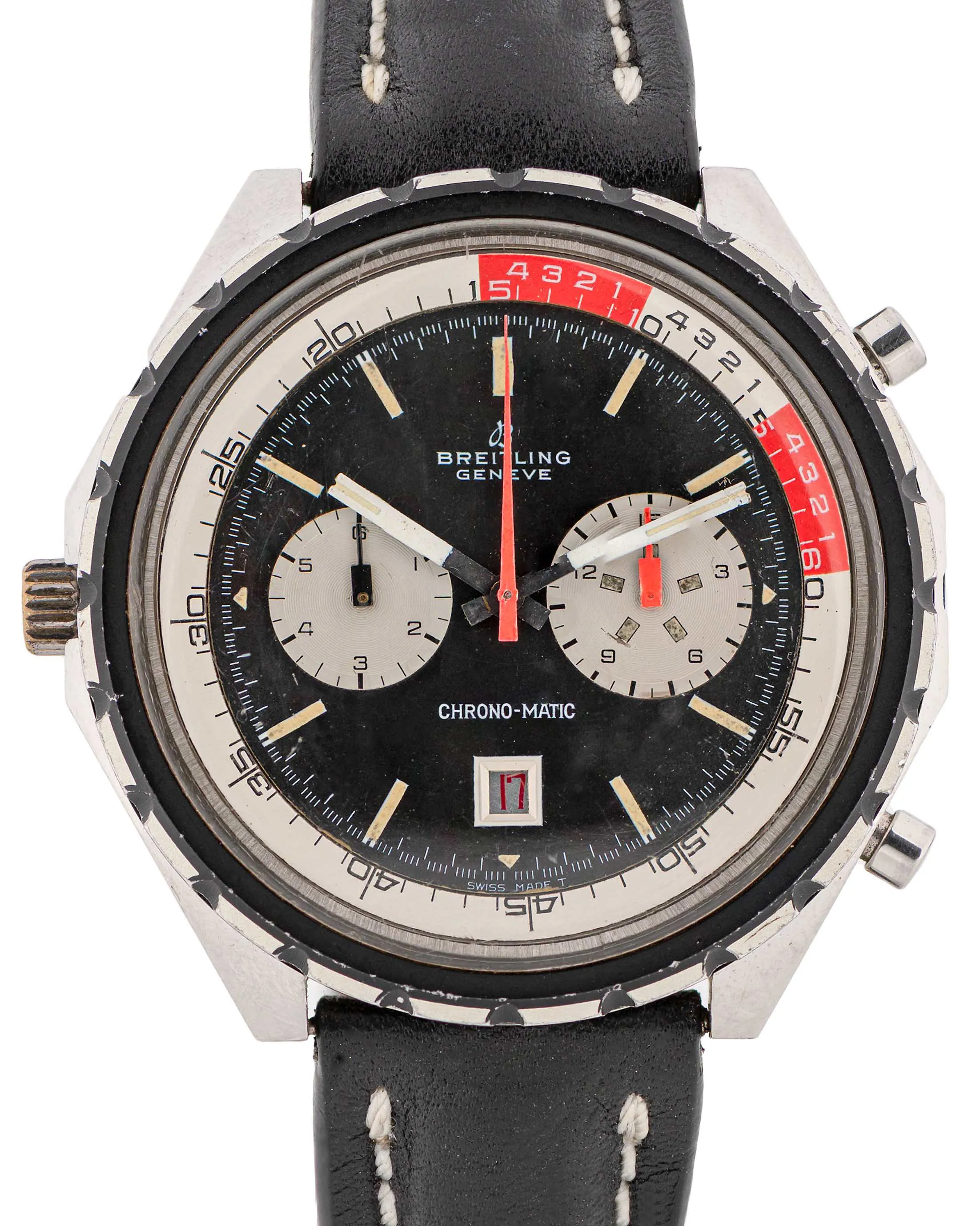 Breitling Chrono-Matic 7651 48mm Stainless steel Black