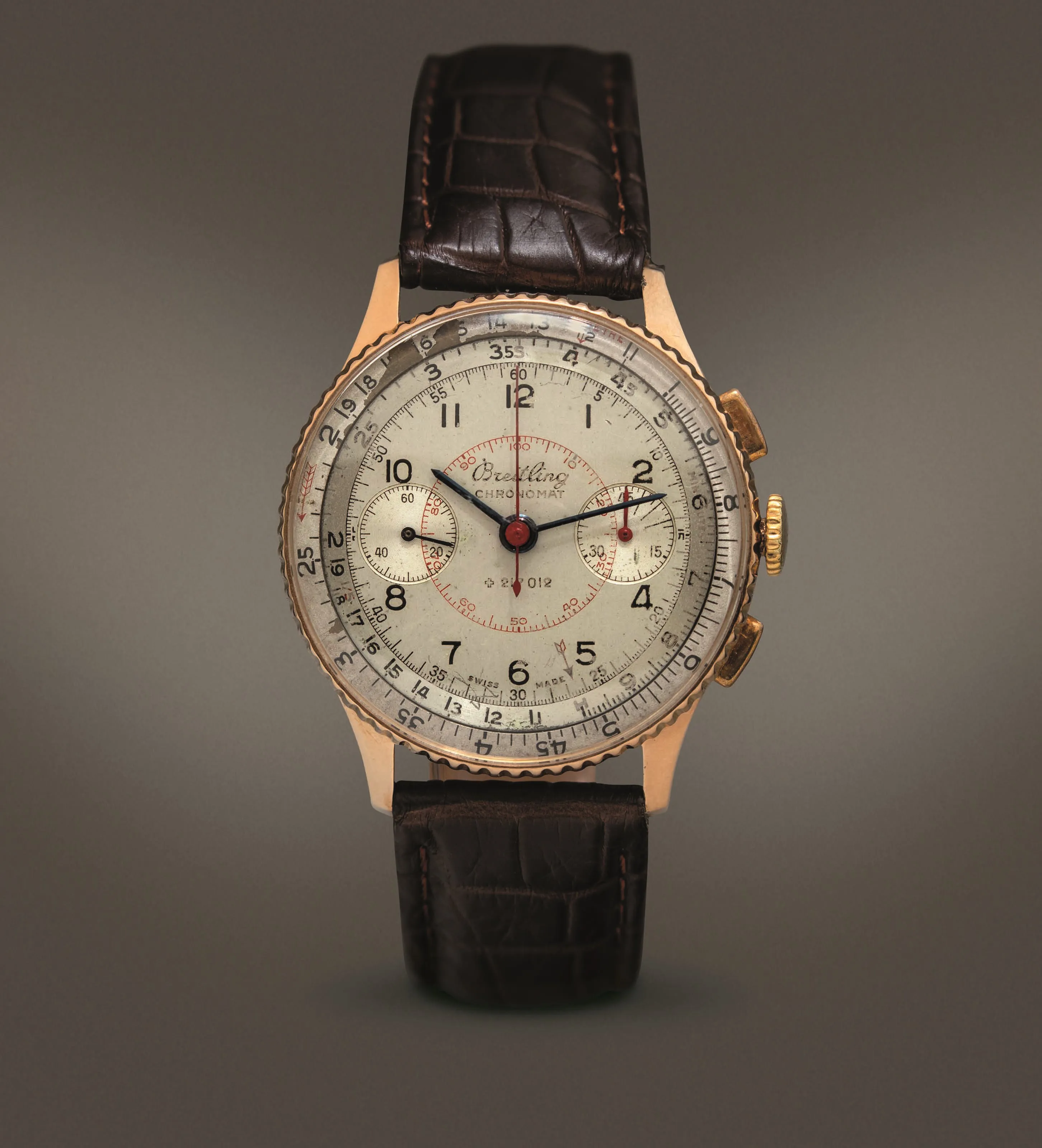 Breitling Chronomat 769 35mm Rose gold Silver