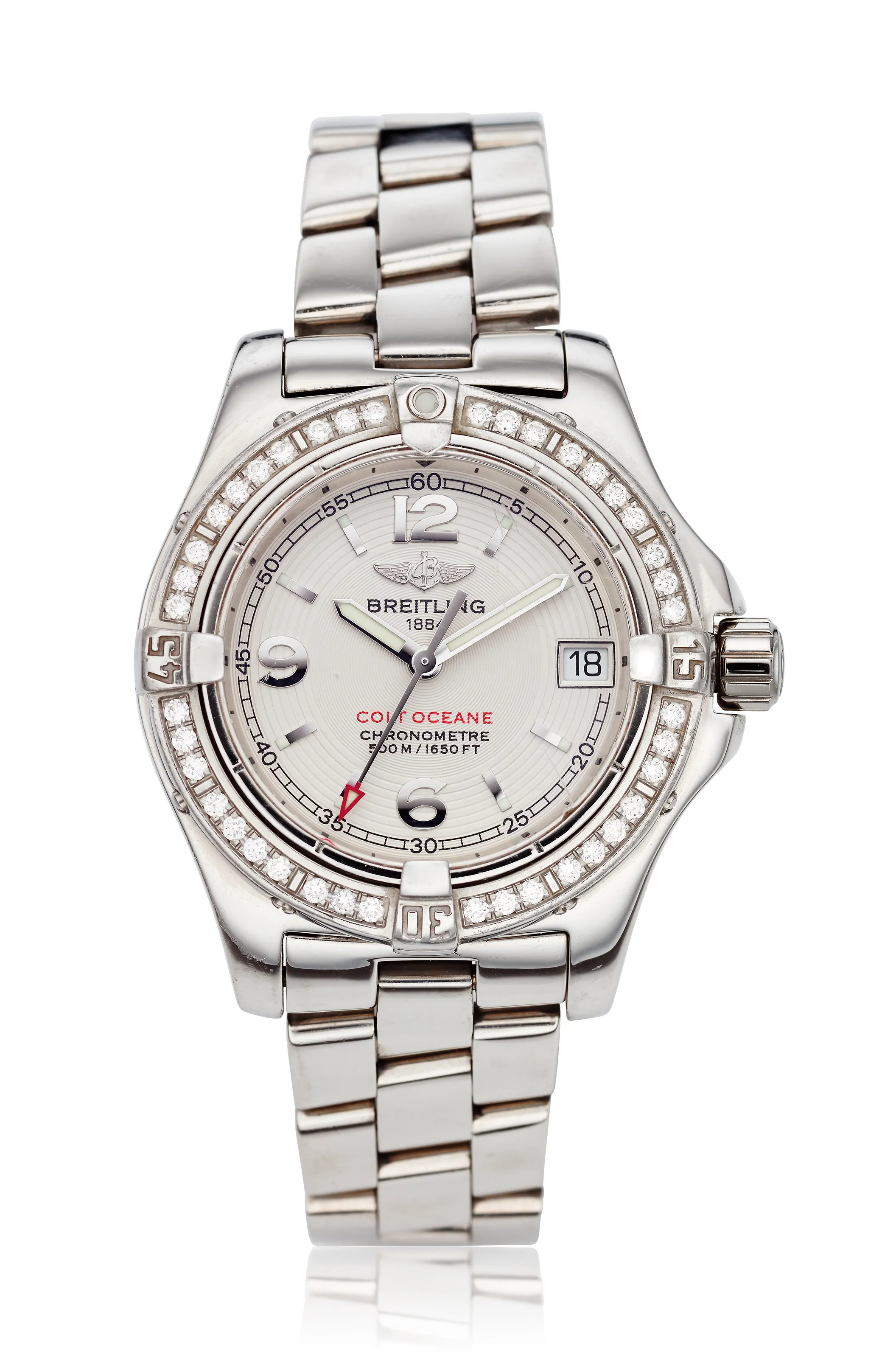 Breitling Colt A77380 33.2mm Stainless steel and Diamond Cream