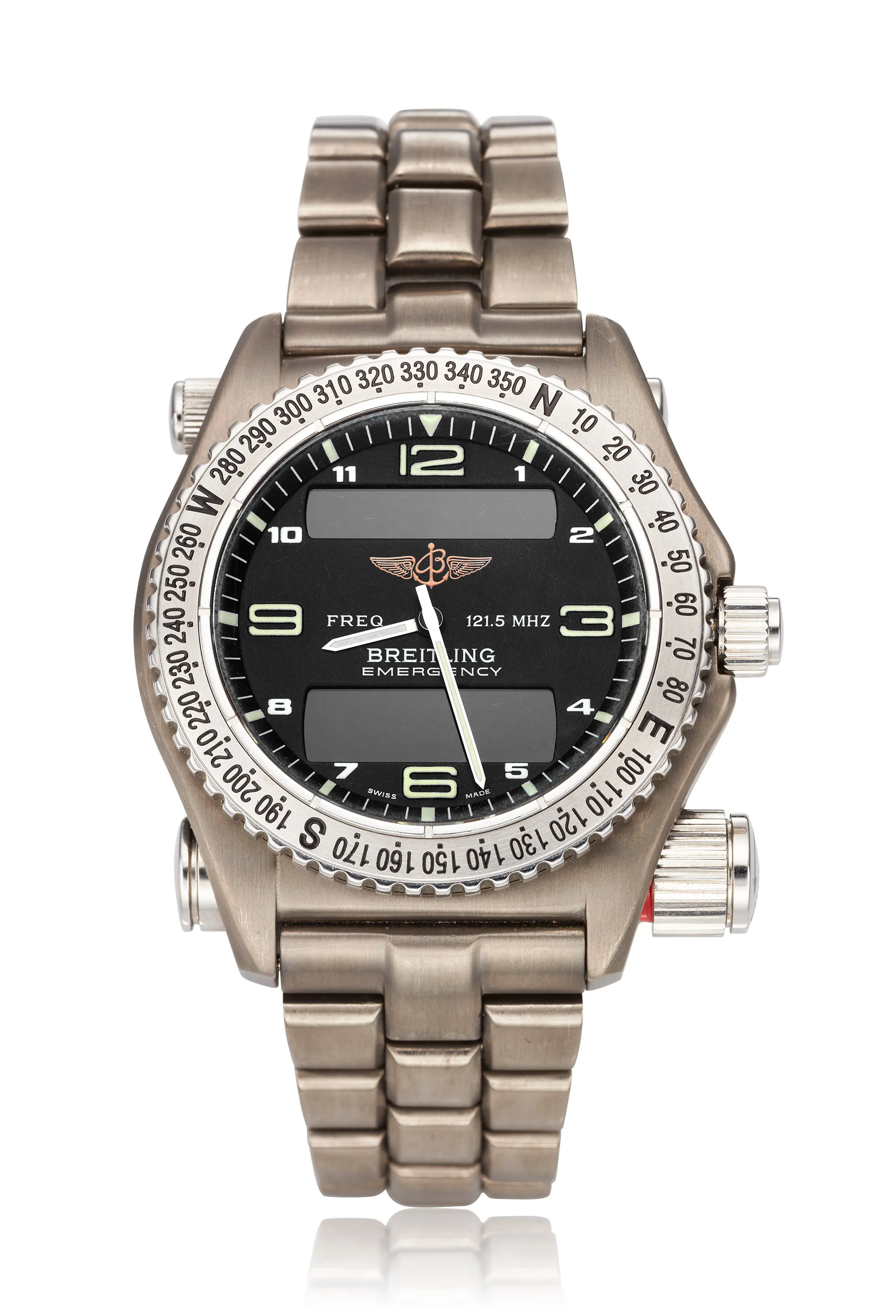 Breitling Emergency E56121 43mm Titanium Black