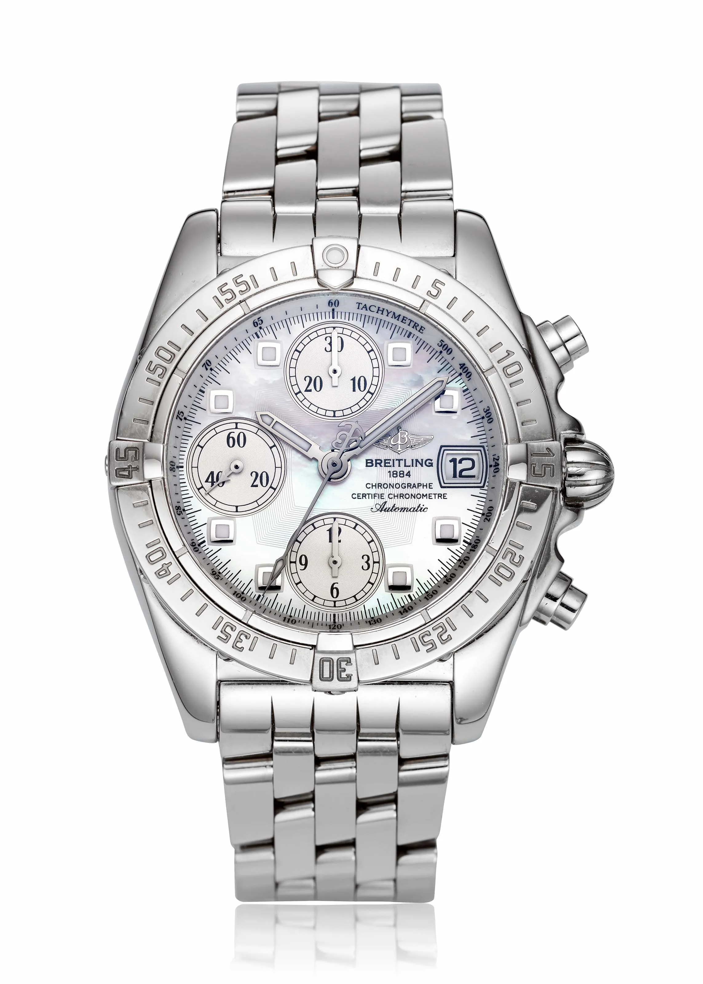 Breitling Cockpit A13358 39mm Stainless steel Mother-of-pearl