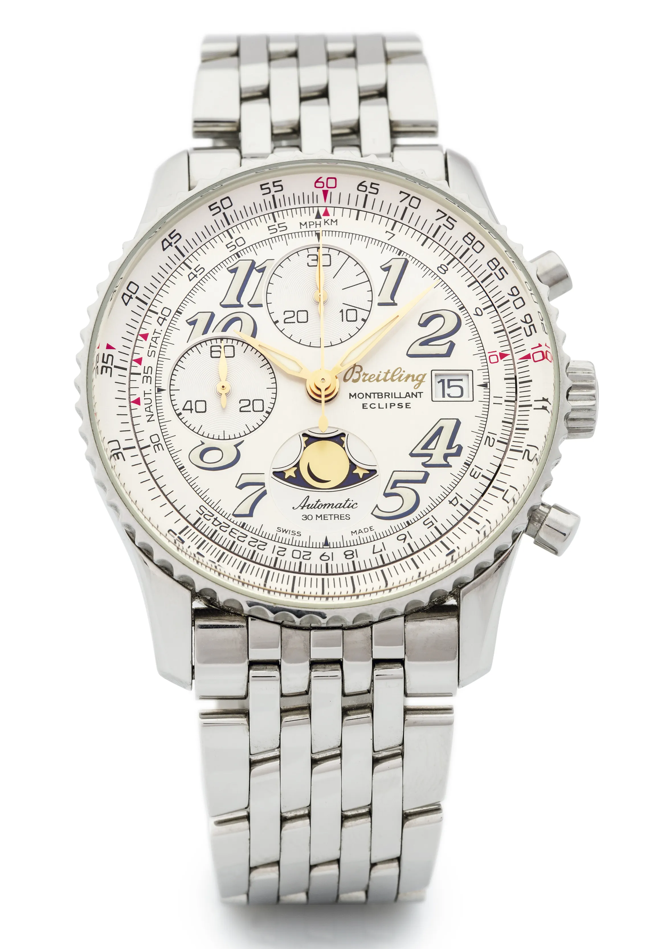 Breitling Montbrillant A43030 41mm Stainless steel Silver