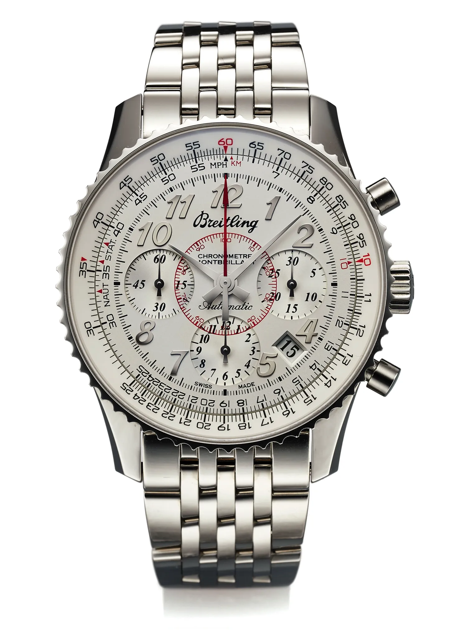 Breitling Montbrillant AB0130 40mm Stainless steel Silver