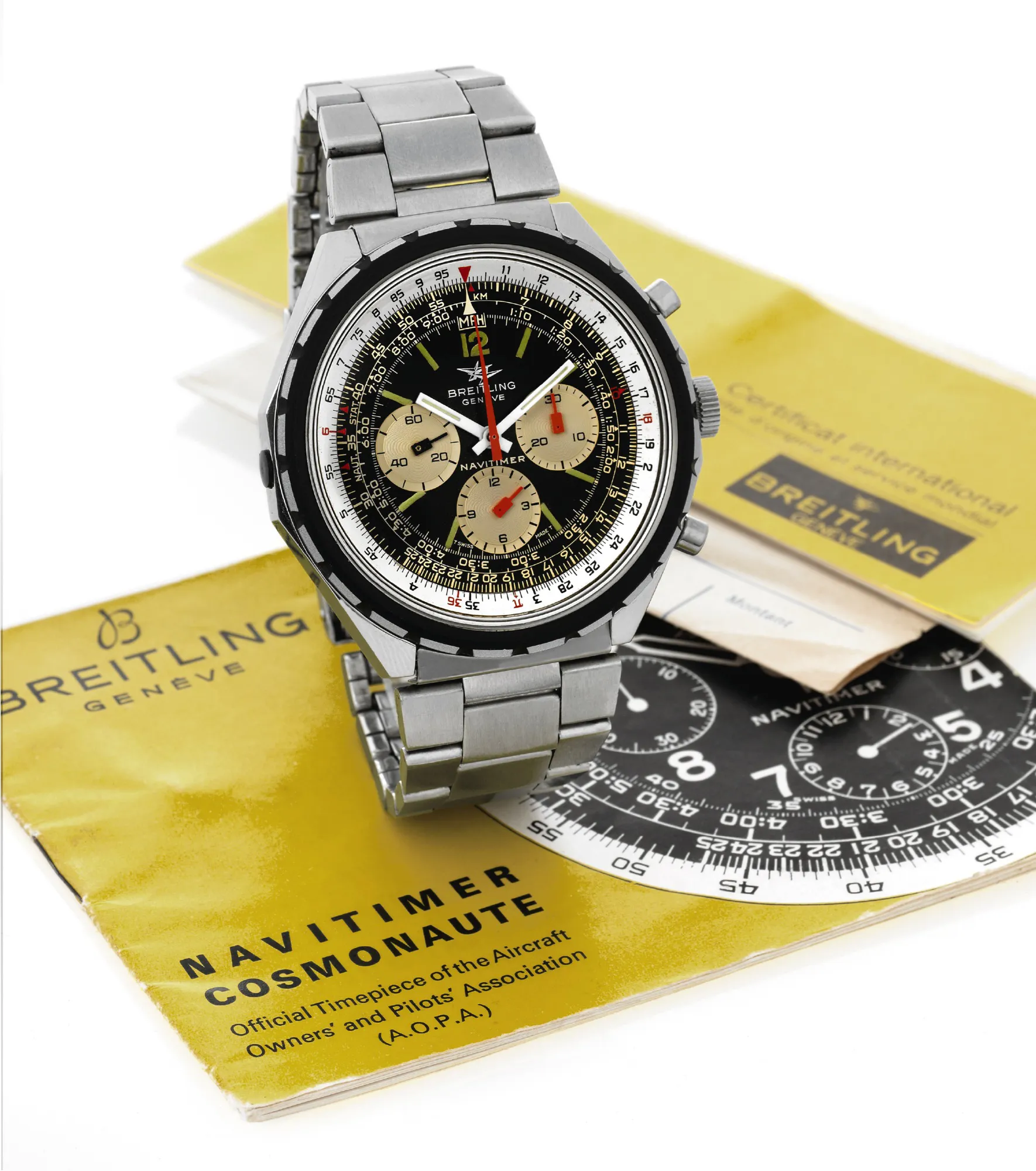 Breitling Navitimer 816 49mm Stainless steel Black