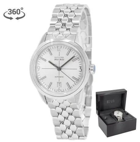 Bulova Accu-Swiss 63B177 40mm Stainless steel Silver