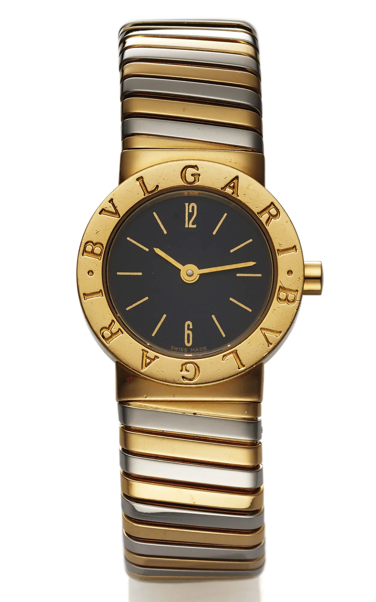 Bulgari BB 23 2T 23mm Yellow gold Black