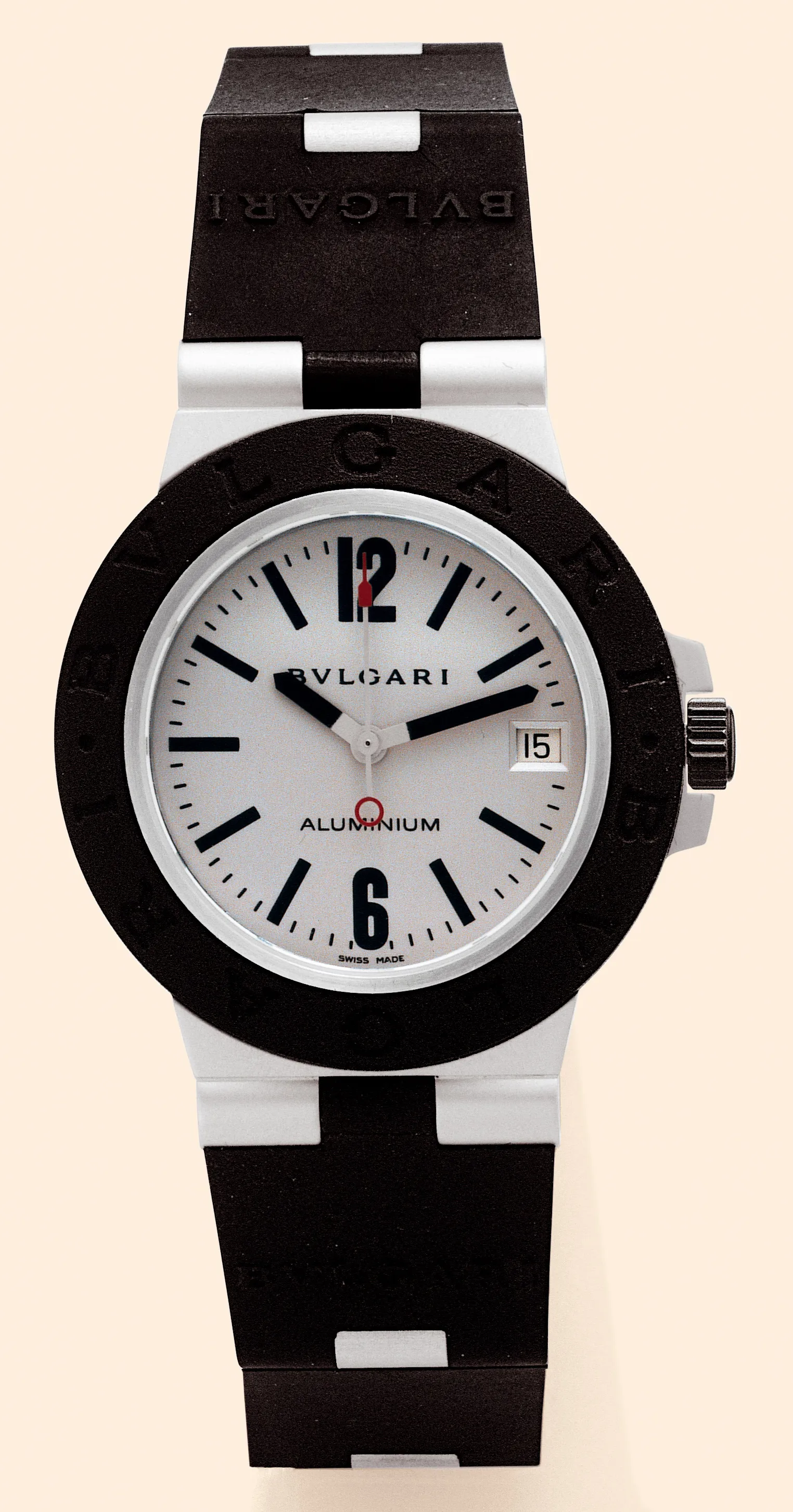 Bulgari Diagono AL 38 A 38mm Aluminium Silver