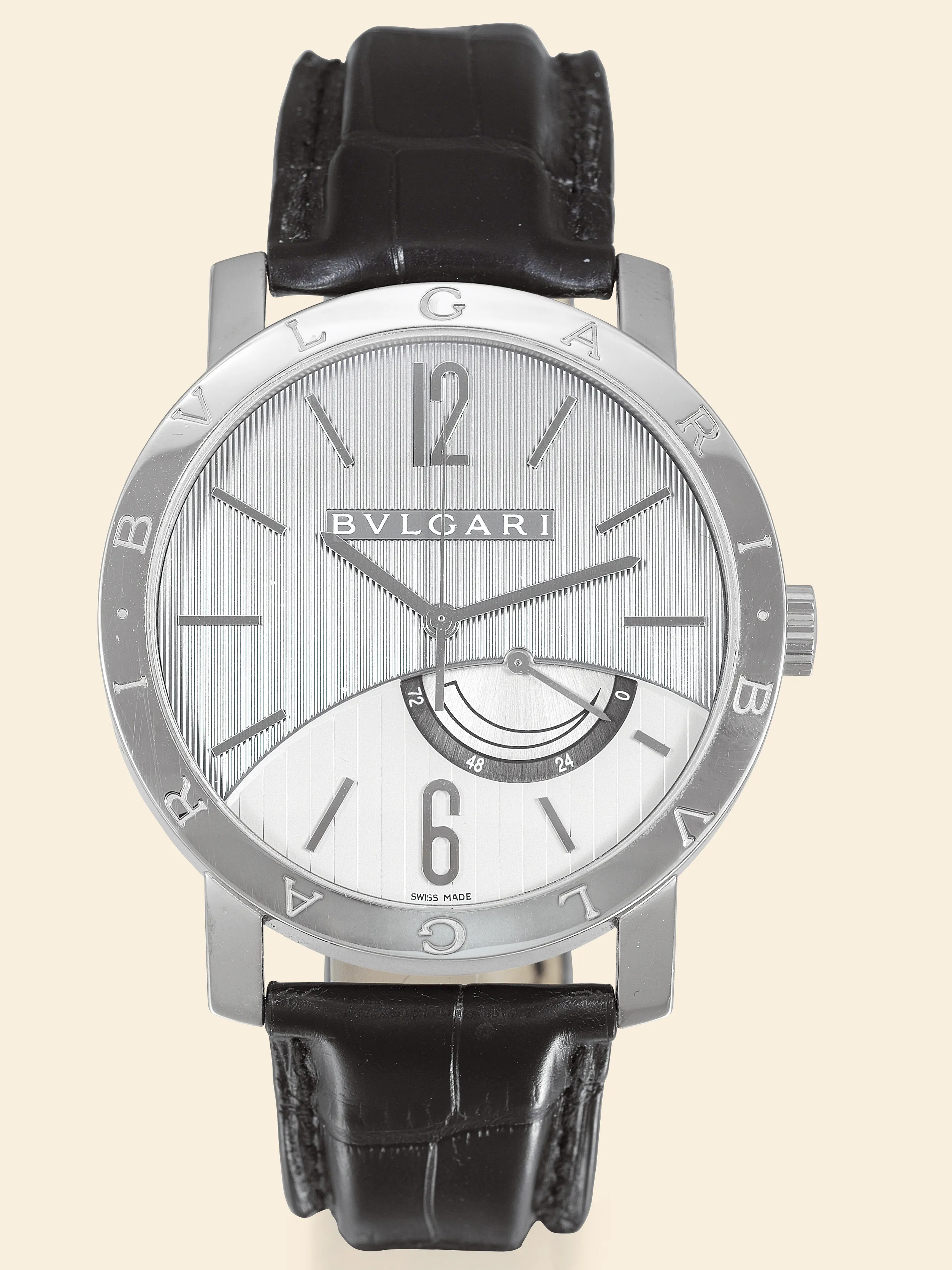 Bulgari BB W 41 GL 41mm White gold Silver