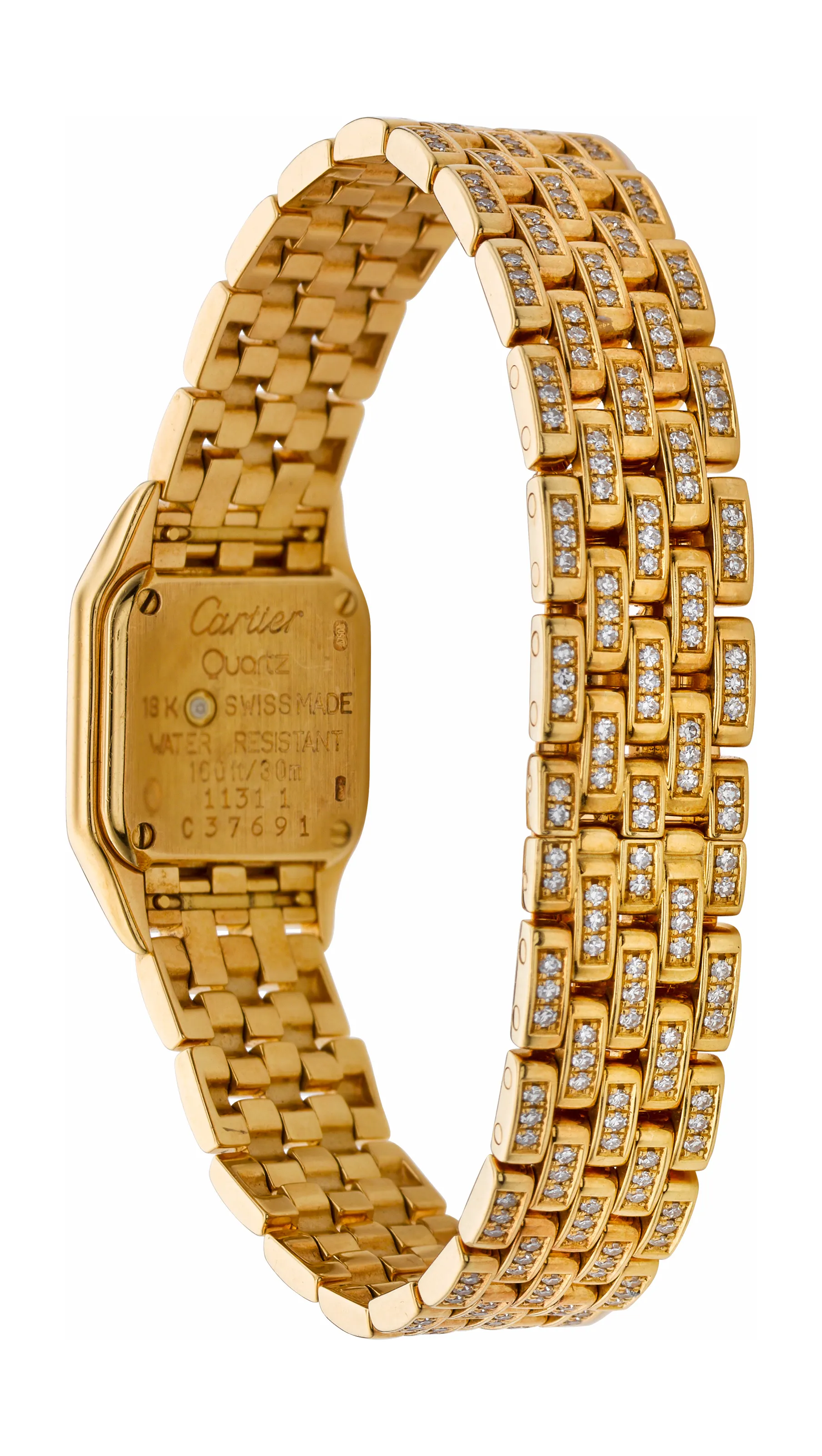 Cartier Panthère 1131 1 17mm Yellow gold and Diamond Silver 1