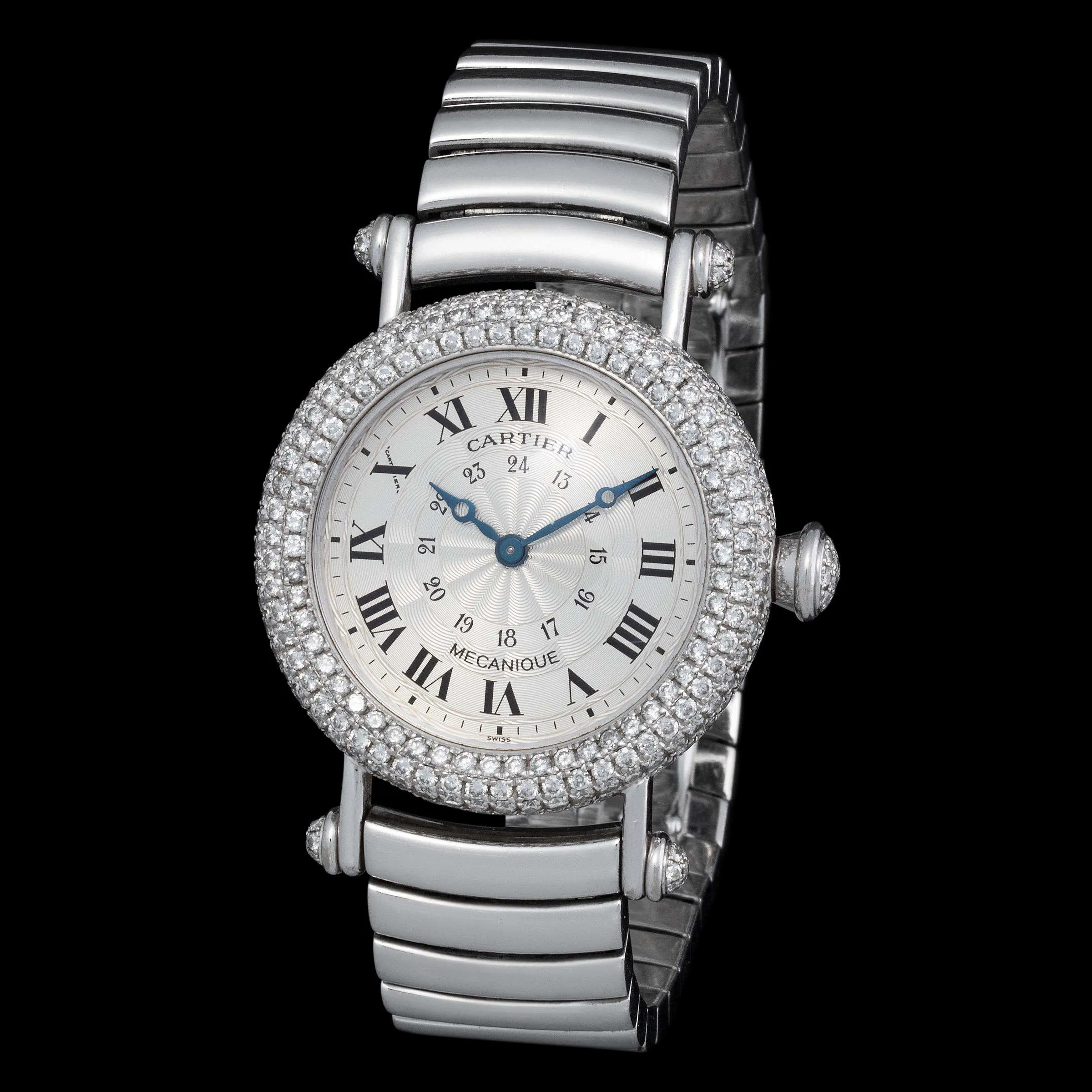 Cartier Diabolo 1464 32mm White gold Silver