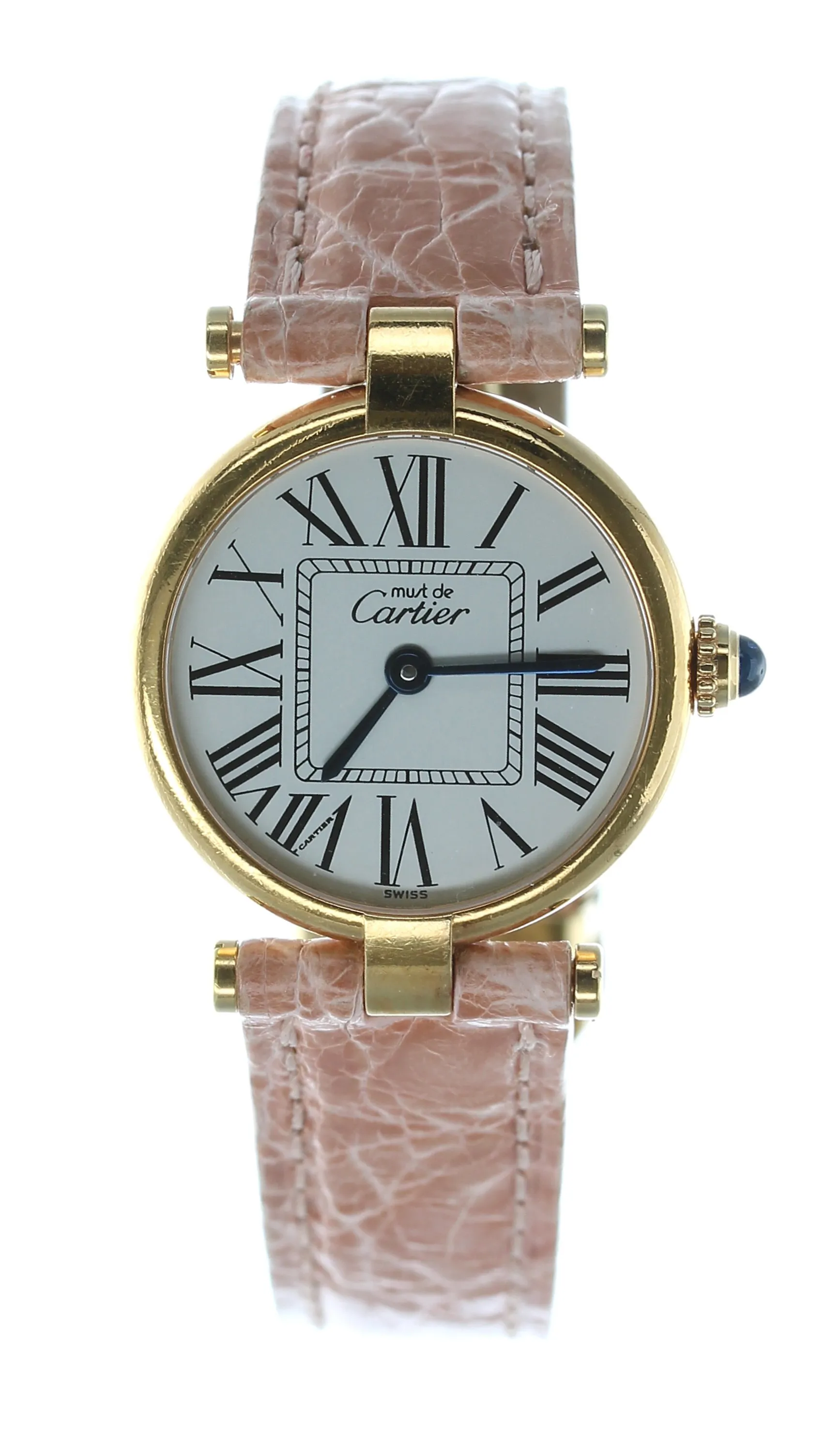 Cartier Must De Vermeil 590004 24mm Gold-plated Silver