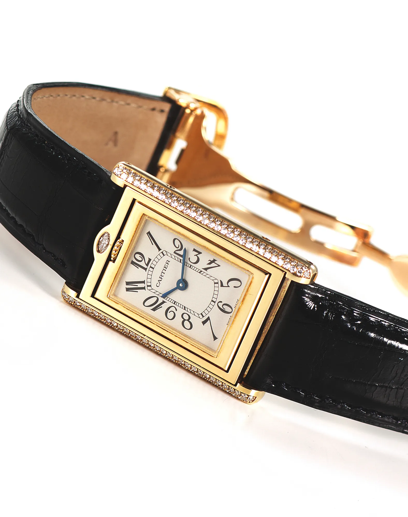 Cartier 2506 24mm Yellow gold Ivory