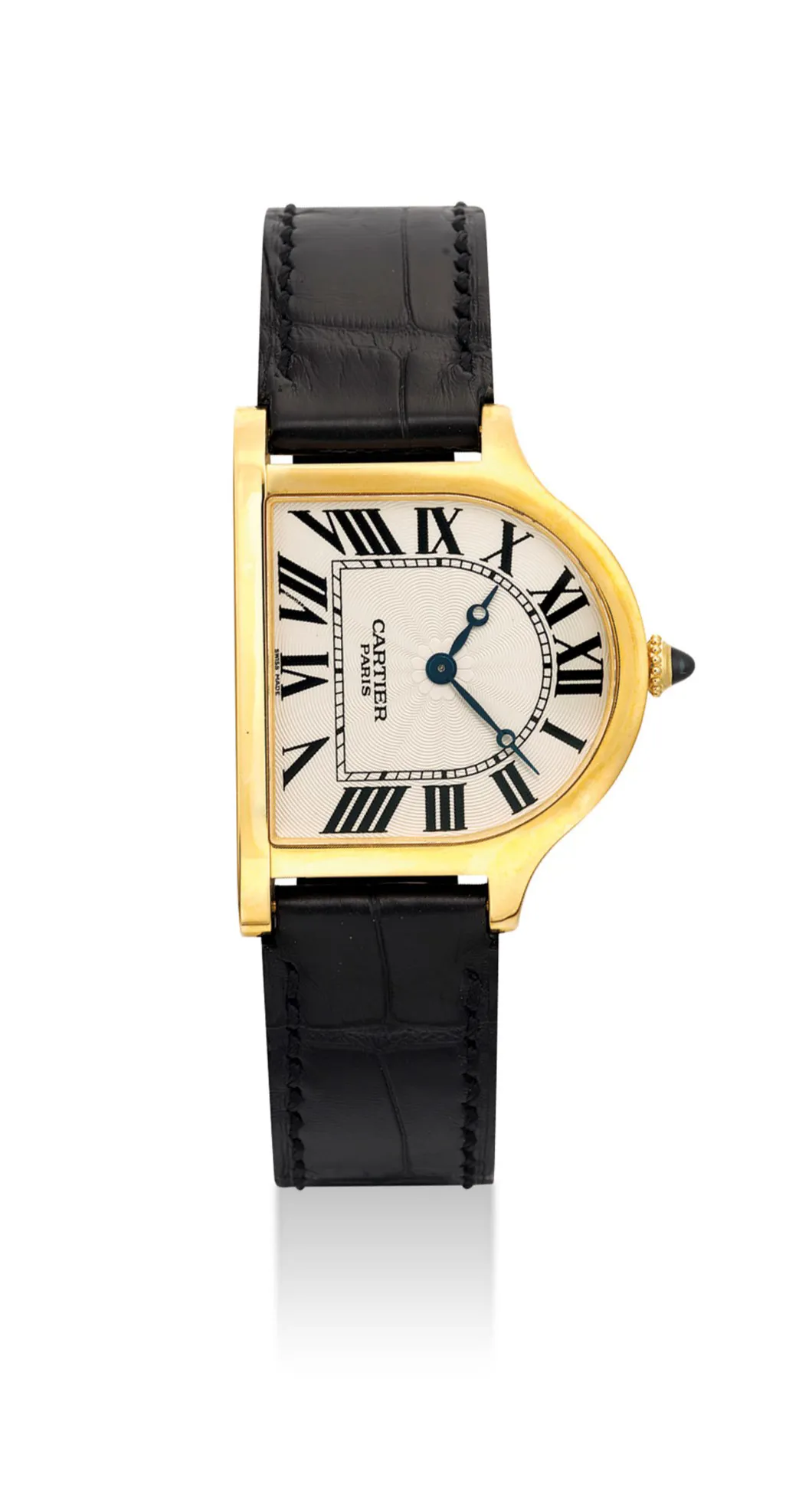 Cartier Cloche 2841 29mm Yellow gold Silvered