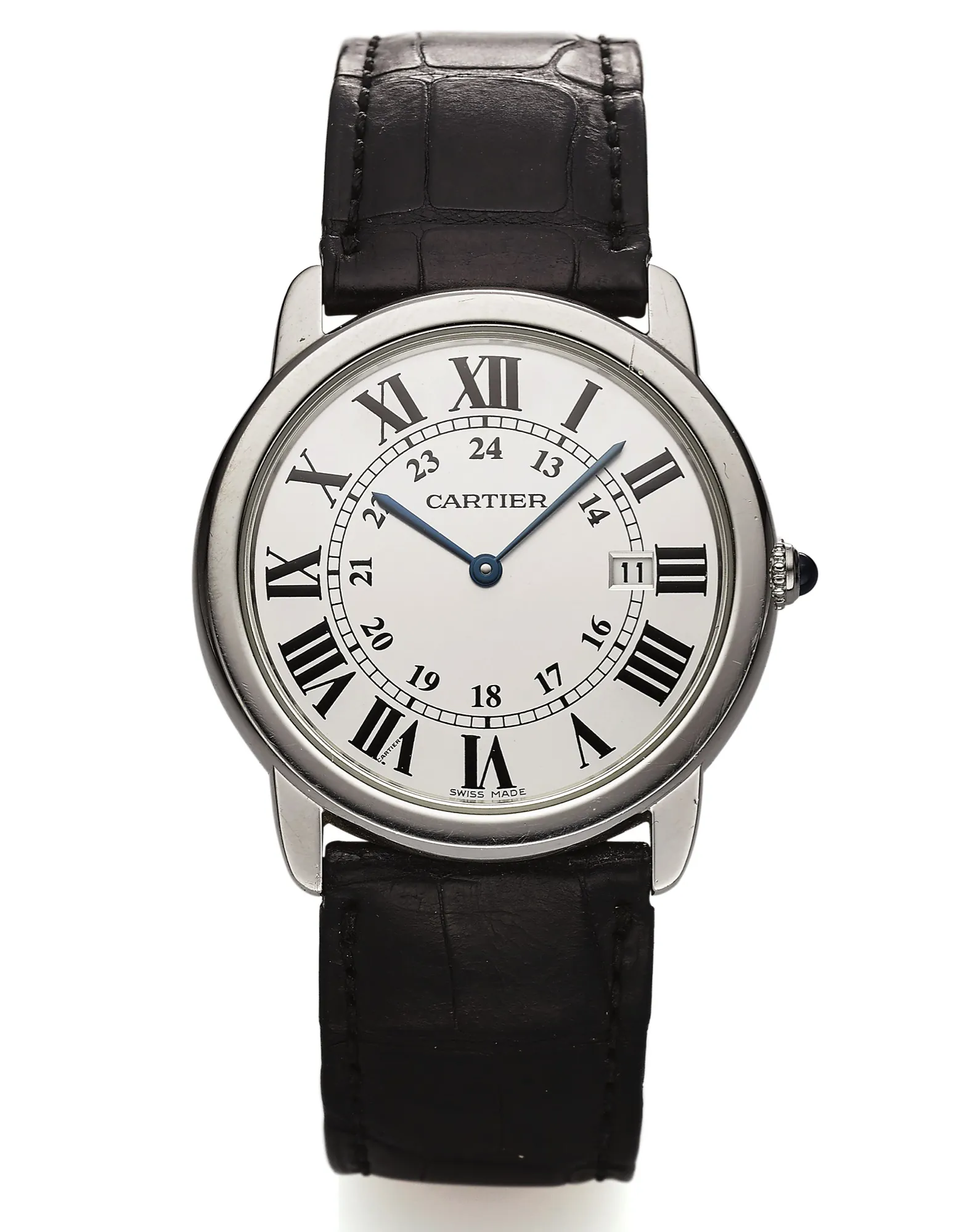 Cartier Ronde Solo 2934 36mm Stainless steel White