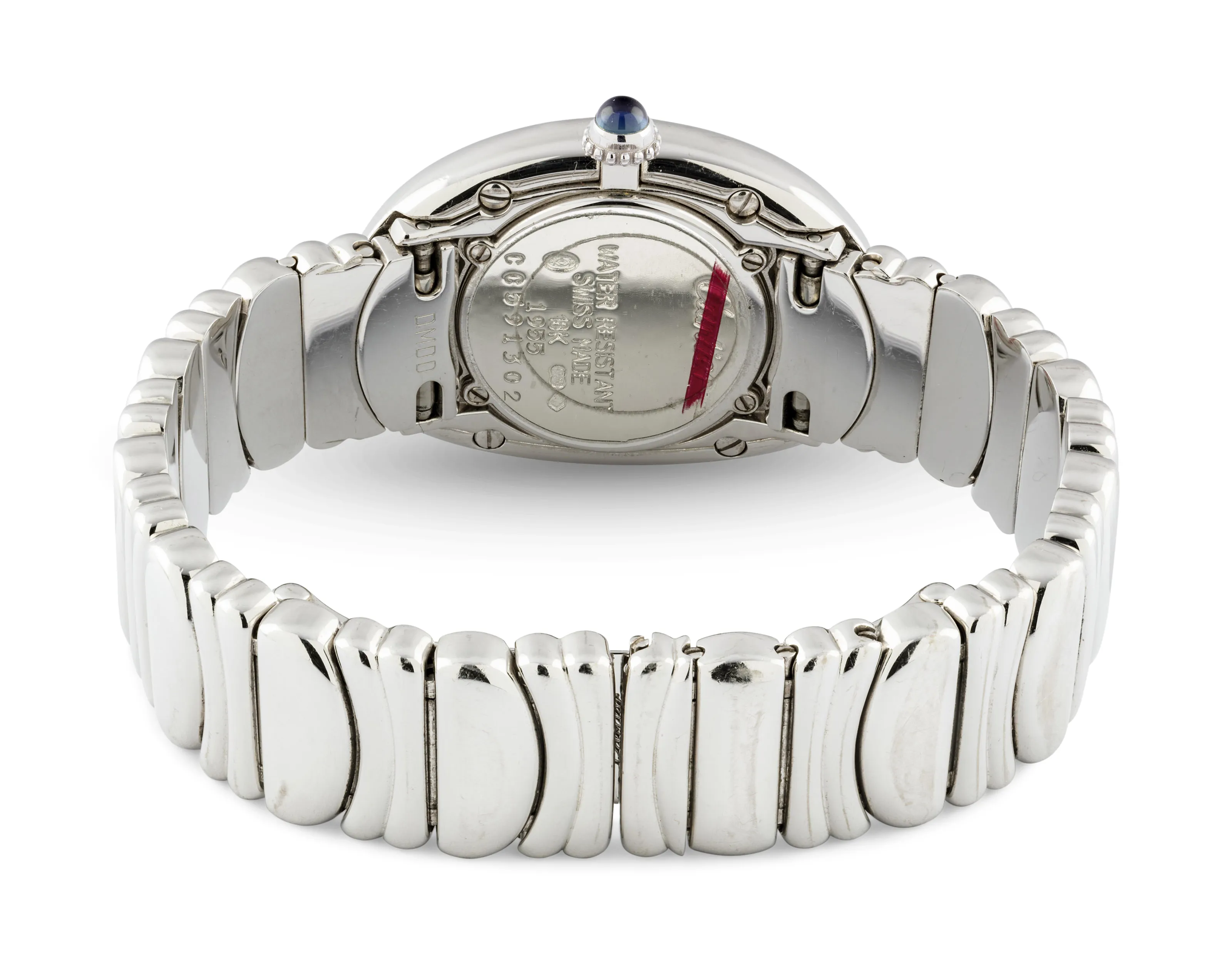 Cartier Baignoire 1955 23mm White gold Silver 1