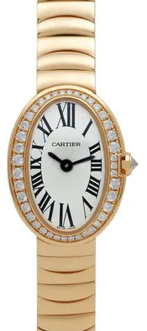 Cartier Mini Baignoire WB520026 25.5mm Rose gold Silver