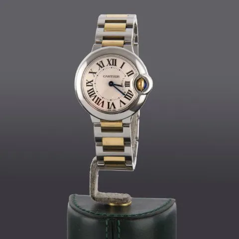 Cartier Ballon Bleu W69007Z3 28mm Yellow gold and Stainless steel Silver