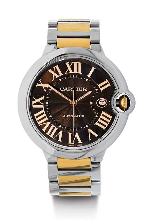 Cartier Ballon Bleu 3001 30mm Stainless steel Brown