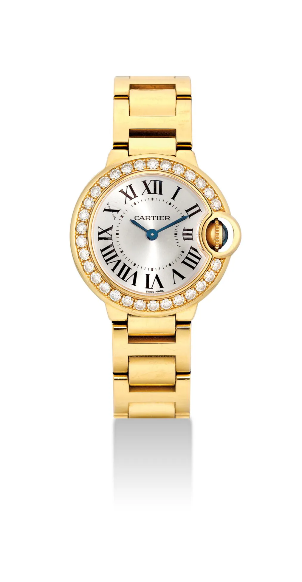 Cartier Ballon Bleu 3007 28mm Yellow gold signed