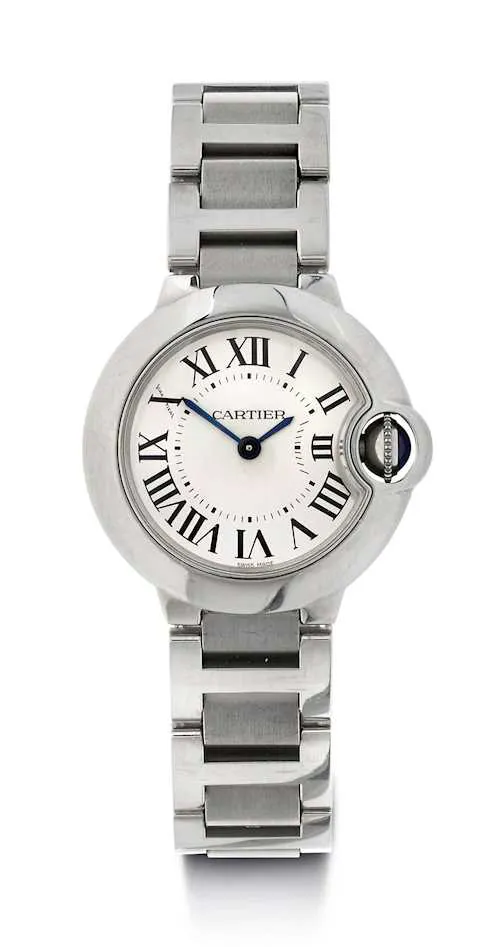 Cartier Ballon Bleu 3009 28.5mm Stainless steel Silver