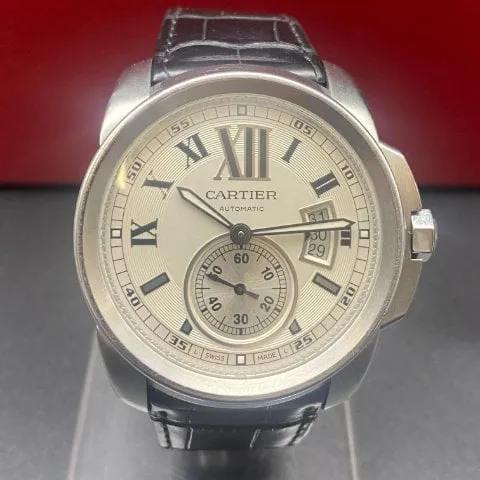 Cartier Calibre de Cartier W7100037 42mm Stainless steel Silver