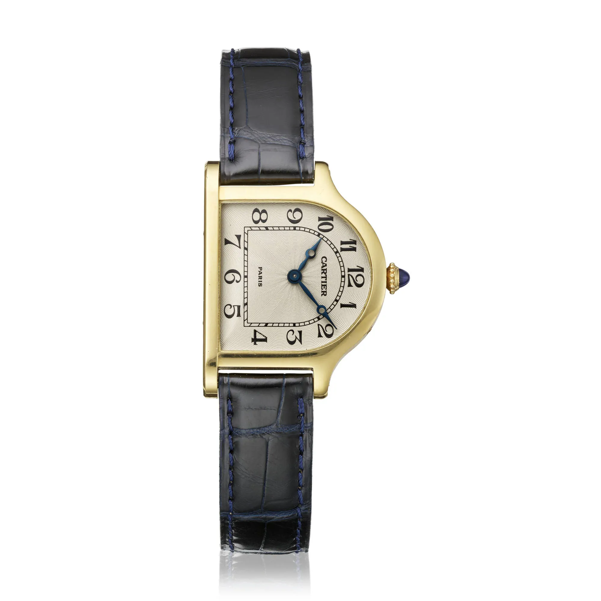 Cartier Cloche 8152 33mm Yellow gold Silvered