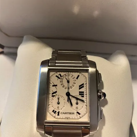 Cartier Cougar 2303 28mm Stainless steel White