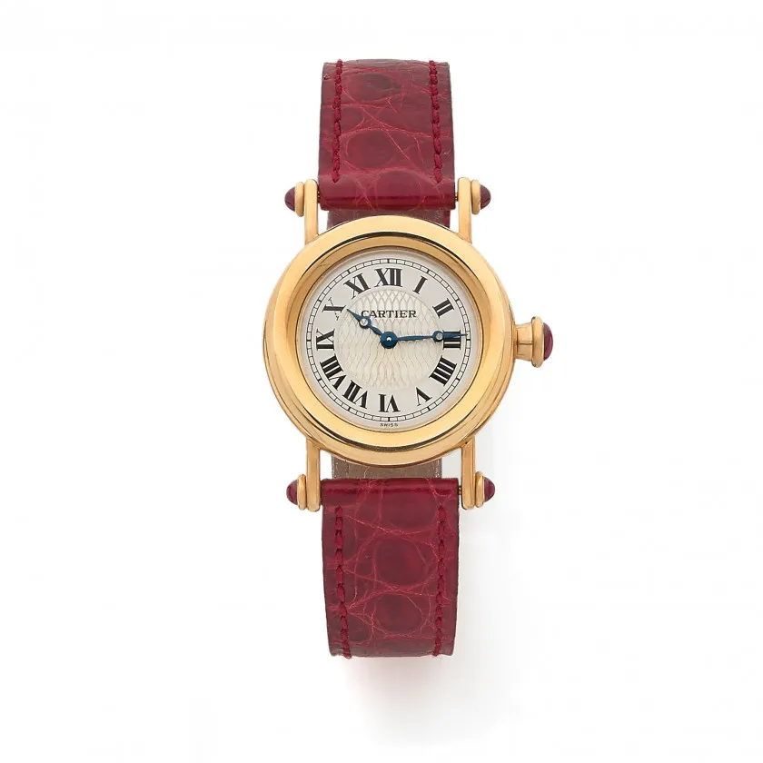 Cartier Diabolo 1440 27.5mm Yellow gold Silver