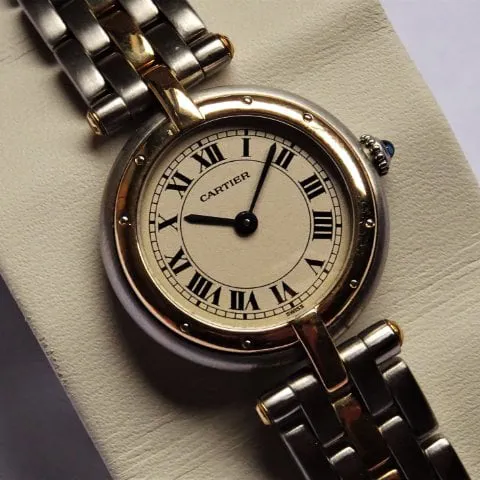 Cartier Panthère 166920 24mm Yellow gold and Stainless steel Champagne