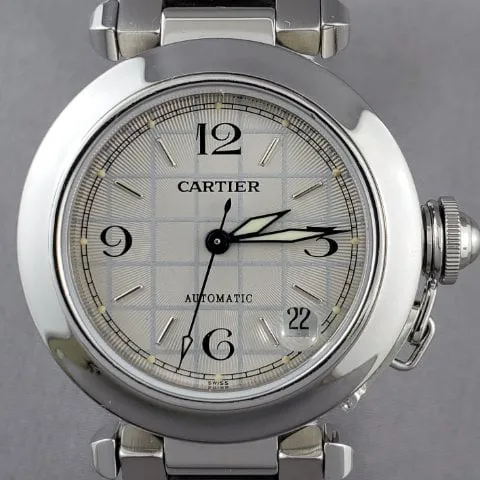 Cartier Pasha 2324 35mm Steel Grey