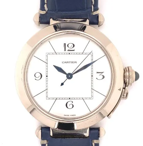 Cartier Pasha 2727 42mm White gold Silver