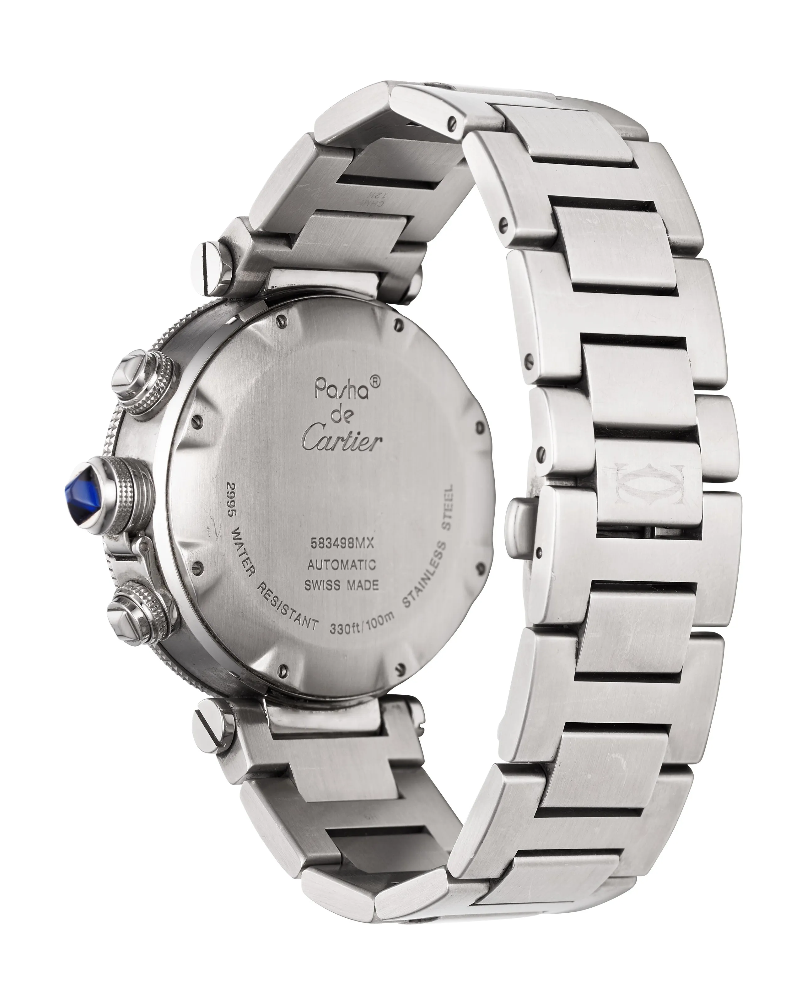 Cartier Pasha 2995 42mm Stainless steel Silver 1