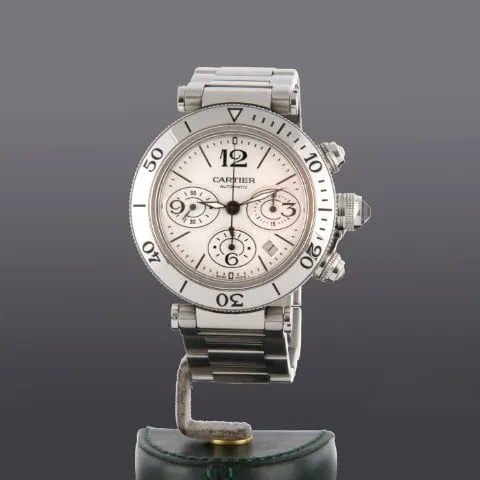 Cartier Pasha 2995 42mm Steel Silver