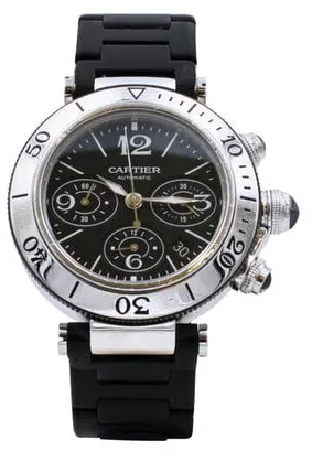 Cartier Pasha W31088U2 42mm Steel Black