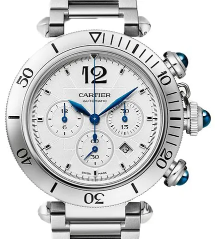 Cartier Pasha de Cartier WSPA0018 41mm Steel Silver