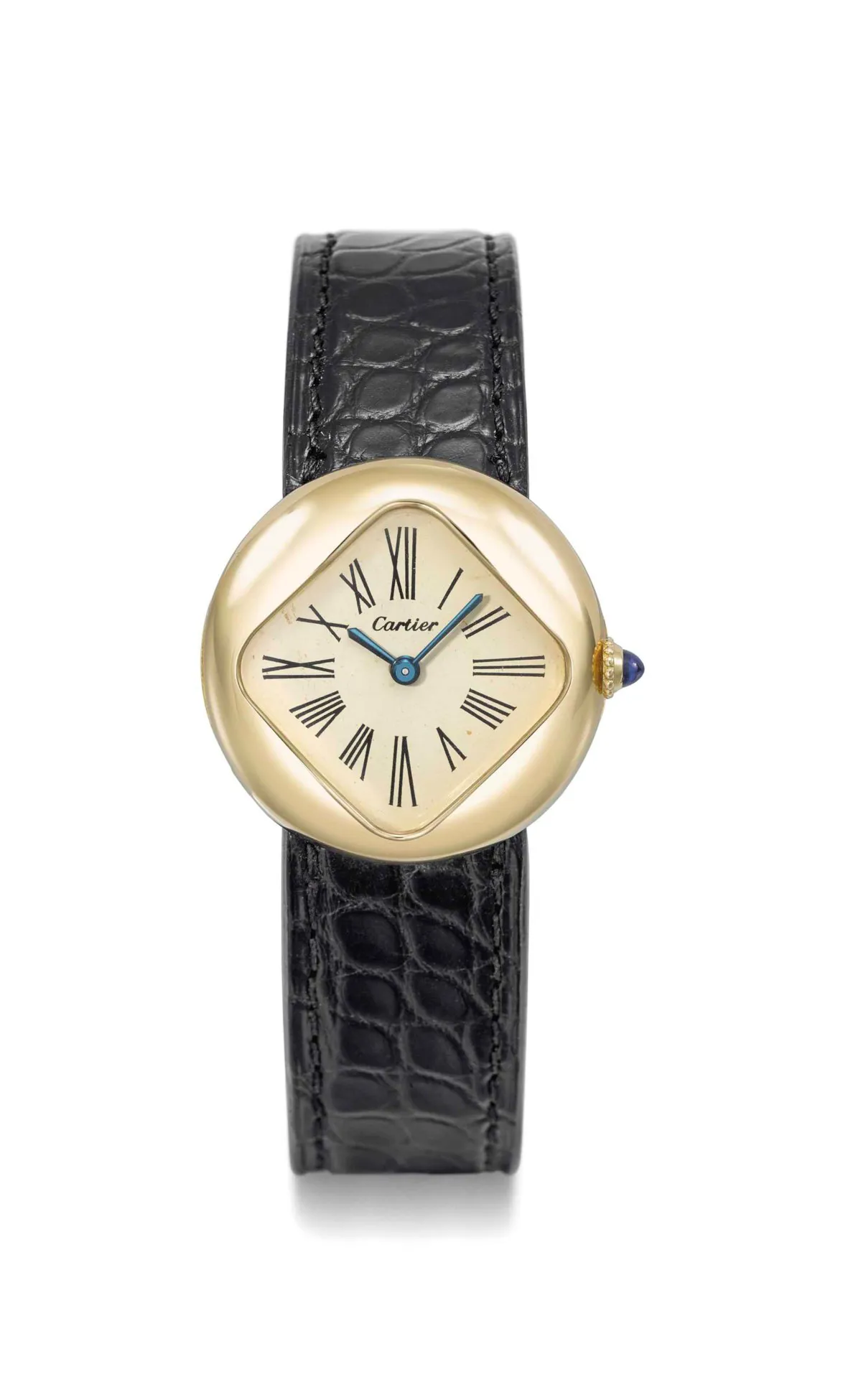 Cartier Pebble 29mm Yellow gold White painted