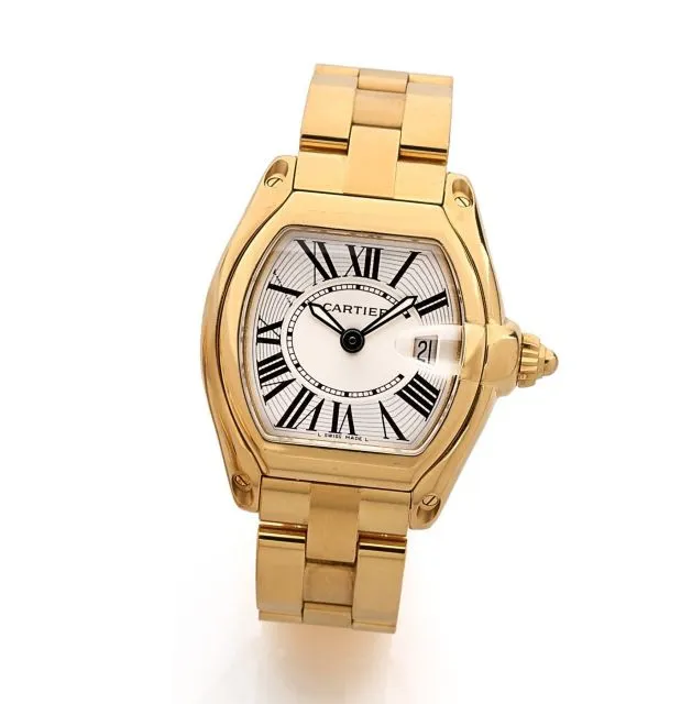 Cartier Roadster 2676 30mm Yellow gold White