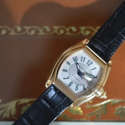 Cartier Roadster w62005v2 38mm Yellow gold White