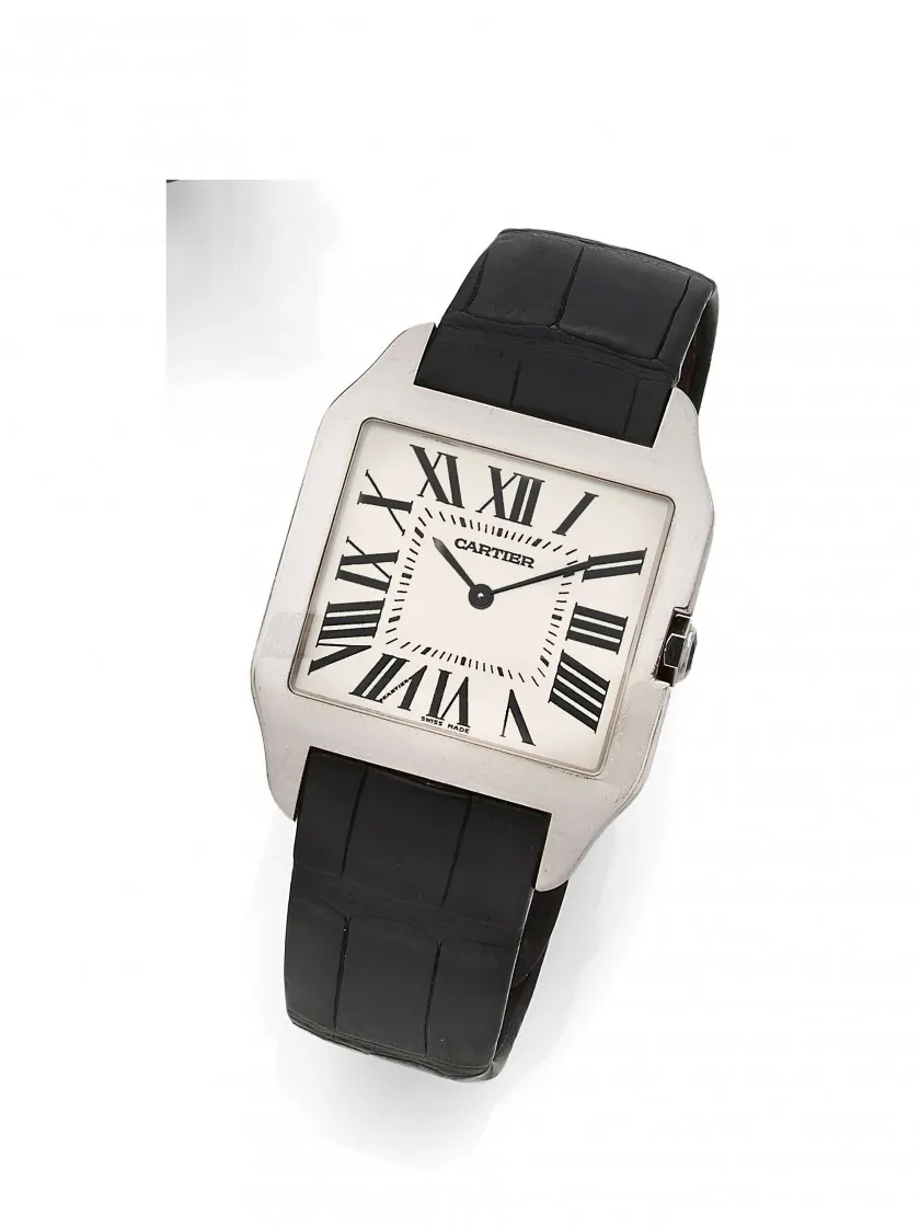 Cartier Santos 2651 35mm White gold White