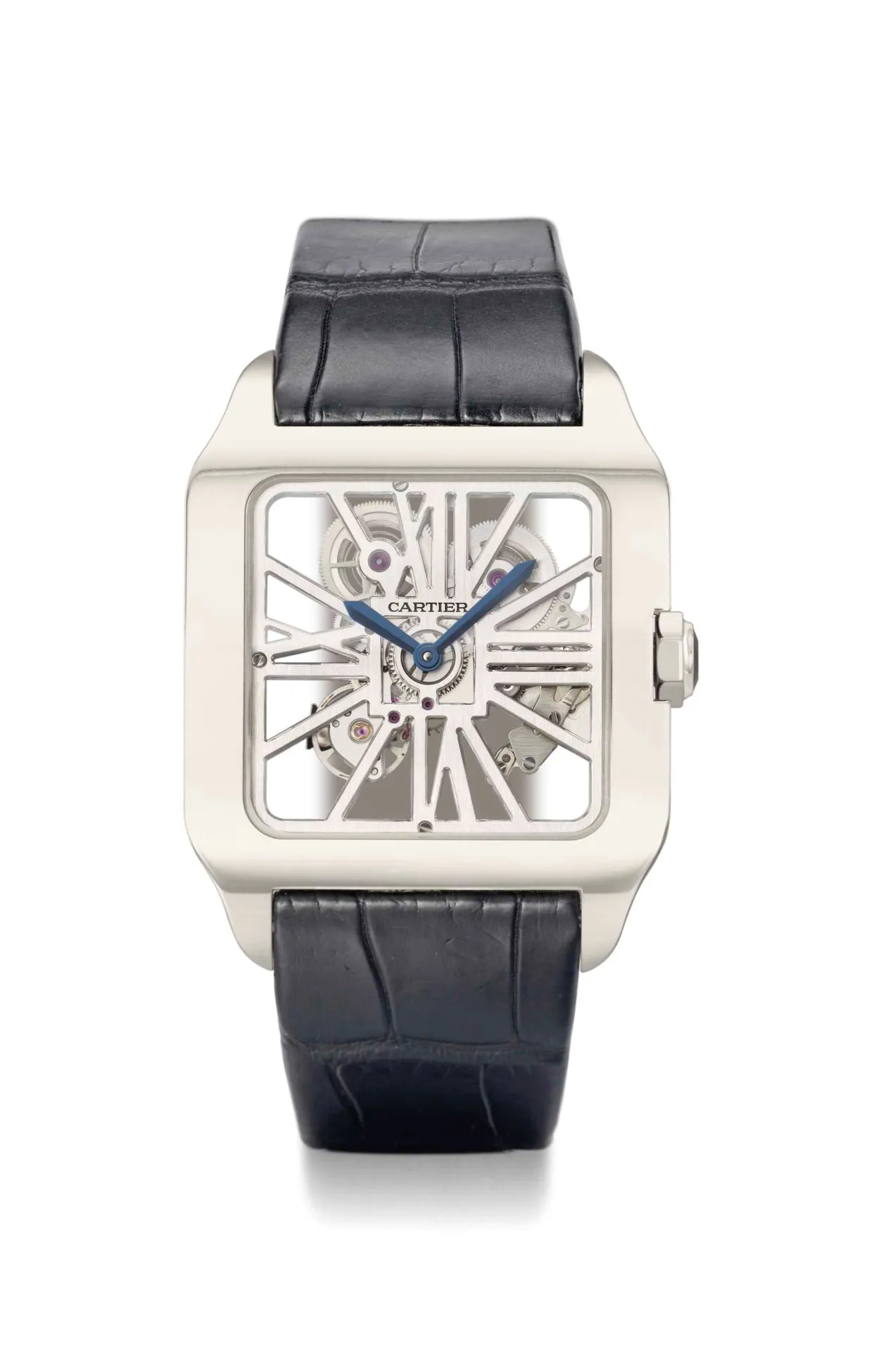 Cartier Santos Dumont W2020033 39mm White gold Skeletonized