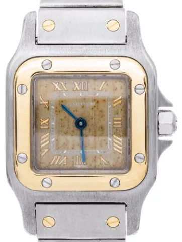 Cartier Santos Galbée 1057930 24mm Yellow gold and Stainless steel Gold