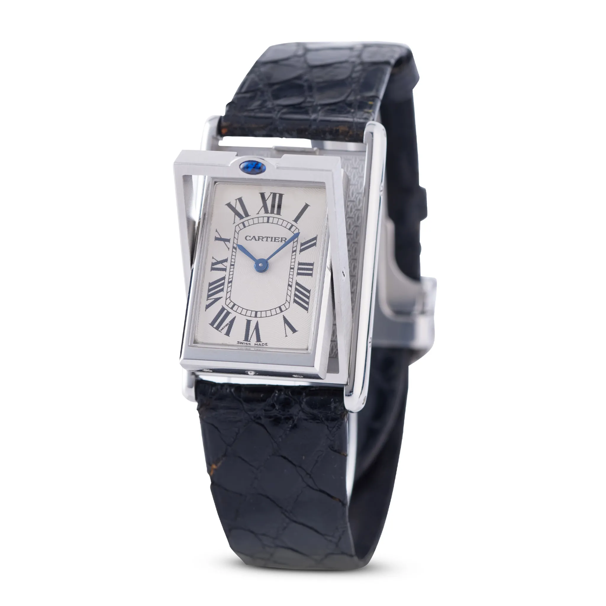 Cartier Tank Basculante Mécanique 2390 25mm Stainless steel Silver 1