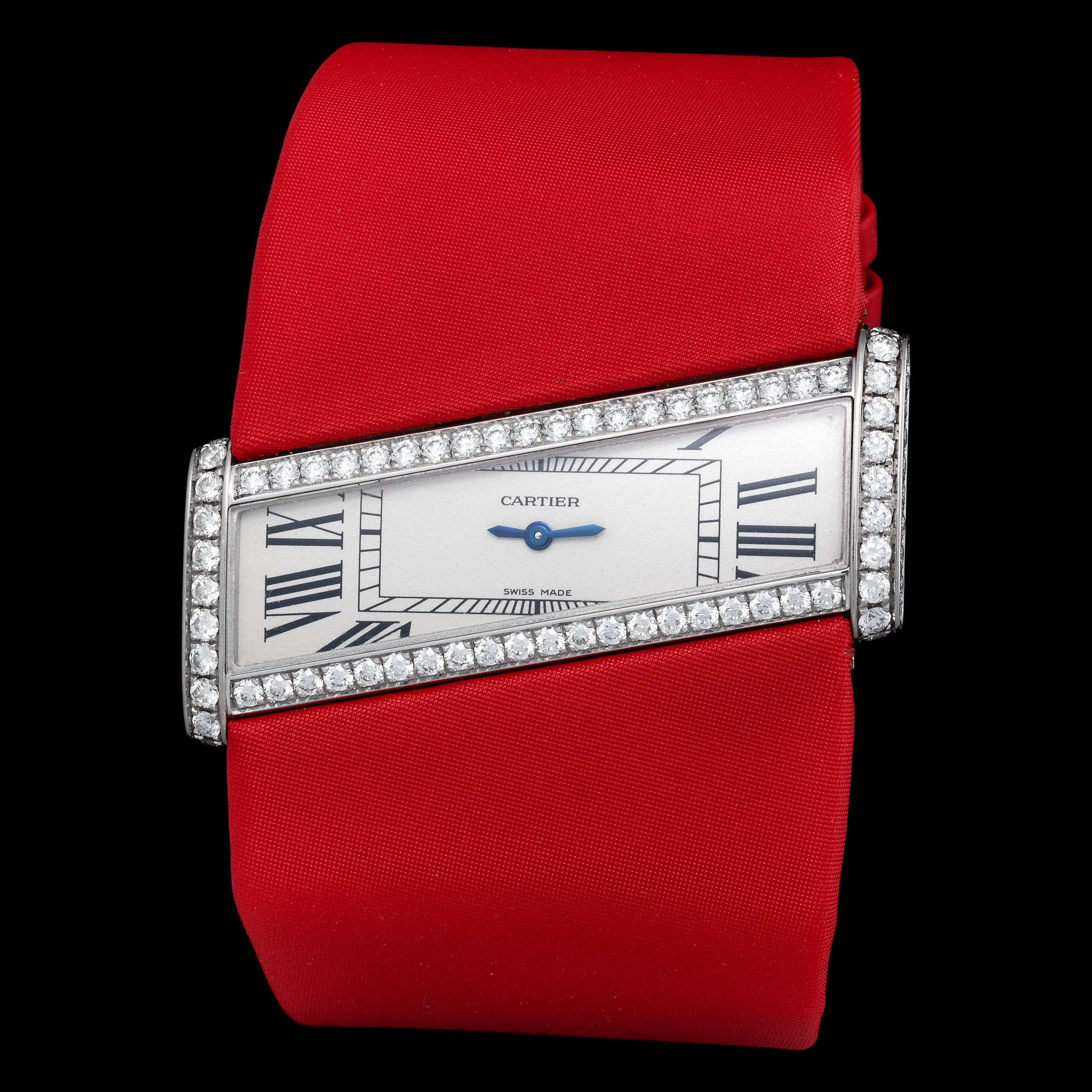 Cartier Tank Divan 2786 45mm White gold White