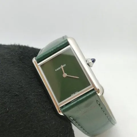 Cartier Tank WSTA0056 33.5mm Stainless steel Green